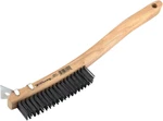 70511 Wire Scratch Brush, Carbon Steel With Curved Wood Handle & Metal Scraper,. Fixed Price $22.87.