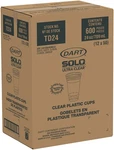 Dart TD24 Ultra-clear Pet Cold Cup Oz Premium Stackable 600/CASE. Fixed Price $79.99.