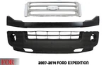 Front Lower Bumper Cover & Grille Assembly Kit 2007-2014 Ford Expedition. Fixed Price $440.93.