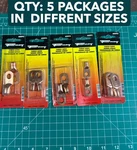 5-PACK Lot Forney Welding 60093 60095 Copper Cable Lugs #6, #1 & #4. Fixed Price $23.87.