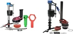 Performax 3 In & 2 Toilet Repair Kits With Fill Valves, Flush Flapper. Fixed Price $107.99.