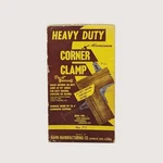 Vintage Hahn Manufacturing No 711 Heavy Duty Corner Clamp Aluminum With Box. Fixed Price $22.00.