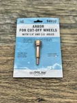 Tool Aid 94950 Arbor For Cut-off Wheels 1/4" And 3/8" Holes Die Grinder. Fixed Price $10.95.