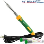 60W Pencil Tip Soldering Iron W/ 2X Tubes Of 63/37, 0.6MM (12.5G Each). Fixed Price $24.49.