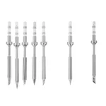 7PCS Mini Stainless Steel Soldering Iron Tips Replacement For TS100. Fixed Price $55.35.