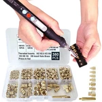 3DZWMAN Heat Set Insert Kit M2-M8 380PCS W/ 60W Soldering Iron Tool. Fixed Price $51.99.