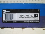 Miller Electric WP-17FV-12-R Weldcraft Air-cooled Tig Torch. Fixed Price $169.00.