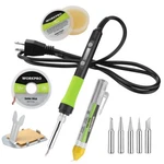 Workpro 90W Soldering Iron Kit Gun Adjustable Temperature Welding Tool. Fixed Price $23.99.