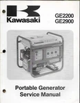 Kawasaki Portable Generator GE2200 GE2900 Wiring Diagram 1993 Service Manual. Fixed Price $39.95.