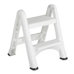 Rubbermaid Ez Two Step Durable Folding Plastic Ladder Stool, White. Fixed Price $53.99.