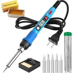 Elevate Your Craft: 80W Lcd Soldering Iron Kit With Ceramic Heater & Accessories. Fixed Price $19.18.