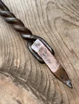 Vtg Wooded Handle Soldering Iron Forge Twisted Primitive Farm Tool Decor 18. Fixed Price $35.00.