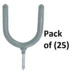 Crawford SS13-25 Vinyl Coated Screw "u" Shaped Storage Tool Hooks Pack. Fixed Price $39.90.