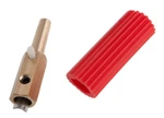 Forney 57902 Sure Grip Plug, Male Red Sleeve Fits C And Model Welders. Fixed Price $33.09.