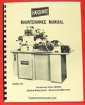Hardinge Hc Chucking Chucker Metal Lathe Service And Maintenance Manual 0338. Fixed Price $35.00.