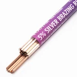 40 Sticks Brazing Rods BCUP-3 5% Silver Solder Phos Copper Alloys Flat W. Fixed Price $58.23.