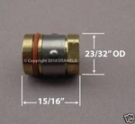 169729 Miller Mig Gun Nozzle Adapter M25 Parts M40. Fixed Price $19.95.