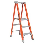 Louisville FXP1703 Ft 0.25 In Fiberglass Platform Stepladder, 300 Lb Capacity. Fixed Price $189.99.