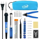 Ldk Electric Soldering Iron Kit 60W Adjustable Temperature Welding 15-IN-1. Fixed Price $27.35.