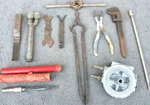 Mixed Lot Vintage Hand Tools Clamp Torch Machinist Extension Wrench Barn Find Xk. Fixed Price $42.95.
