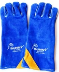 Welding Gloves 14" Inch. Split Cowhide Leather For Stick, Mig And All Hot Work.. Fixed Price $10.95.