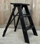 Antique Early 1900S Wood Step Ladder Primitive Farmhouse Decor Square Bolt Plant. Fixed Price $79.95.