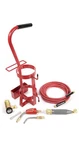 Turbotorch Acetylene Kit With Hose, Accessories, And Cylinder Holder. Fixed Price $230.00.