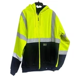 Nwt Berne High-visibility Class 3 Color Block Hooded Sweatshirt Jacket. Fixed Price $70.00.