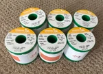 Indium 1LB Robotic Wire Solder CW-807 Core, SN995 Alloy Diameter .032 And .022. Fixed Price $20.00.