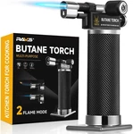 Ravs Butane Lighter, Dual Flame Mode Kitchen Torch, Refillable Cooking. Fixed Price $39.99.