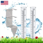 Timenued Gaugerain Gauges Outdoors Best Rated Stainless Steel Mounting. Fixed Price $12.86.