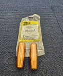 (qty 2) Tweco EL22CT62H 1260-1629 Thread Welding Nozzle Tip 5/8"-15, 9MM. Fixed Price $28.16.