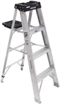 374 4-FOOT Single Sided Step Ladder With Pail Shelf, 300 Lb Capacity. Fixed Price $231.99.