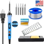 Soldering Iron Gun Kit 80W Flux Paste Wire Station Welding Tools Digital. Fixed Price $21.59.
