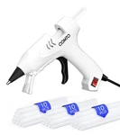 Comto Hot Glue Gun With 30 Sticks, 20W Fast Preheating Mini White. Fixed Price $14.24.