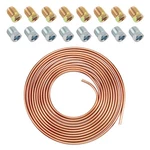 25FT 5/16 Brake Line Kit Iron Copper Plated,flexible Feet,. Fixed Price $31.90.
