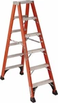 Louisville Steps, 4' High, Type Iaa Rating, Fiberglass Ladder 375 Lb C.... Fixed Price $382.83.