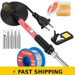 Q-ming 60W Soldering Iron Kit With Adjustable Temperature. Fixed Price $31.99.