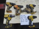 6 Dewalt DCD708 777 DCD791 780 20 Cordless Drill Drivers. Fixed Price $155.00.