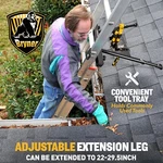 Ladder Stabilizer Wing Span/wall Roof Standoff Extension Holder Helper Anti-slip. Fixed Price $90.77.