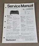 Technics Turntable SL-1200M3D Service Manual D-4460. Fixed Price $250.00.