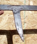 Primitive Blacksmith Solid Iron Anvil Antique Hand Farm Tools. Fixed Price $40.00.