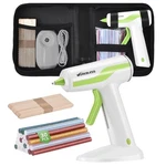 30PCS 0.28'' Hot Glue Gun And Sticks Set, Cordless With 2AH Rech.... Fixed Price $38.04.