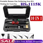 HS-1115K Portable Butane Gas Soldering Iron Kit 10 Welding Torch Pen. Fixed Price $29.99.