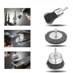 Professional Carbon Steel Wire Wheel Brush For Drill - Cleaning Rust Attach. Fixed Price $23.20.