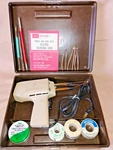 Vintage Sears Craftsman Soldering Gun #200 Original Case W/extras - Tested. Fixed Price $30.00.