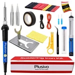 Plusivo Soldering Iron Kit, 60W Medium, Black/red. Fixed Price $14.69.