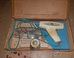 Vtg Solder Gun Sg -125B Shopmate Tools Teal With Original Box!. Fixed Price $19.99.