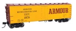 Walthers Ho Scale 40' Steel Reefer Armour Refrigerator Line #1874 910-41403. Fixed Price $27.18.