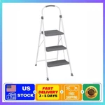 Cosco 3-STEP Connection Stool Folding Ladder White/gray 8FT 10IN Reach. Fixed Price $50.99.